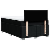 thumbnail of vidaXL Boxspringbett mit Matratze Schwarz 120x200 cm Stoff