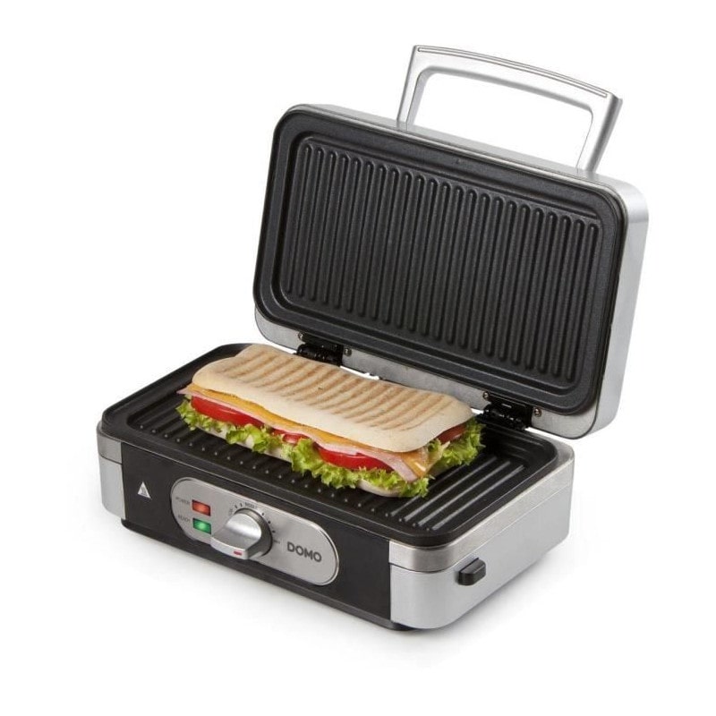 Domo Do9136c Gaufrier Multifonction - Inox