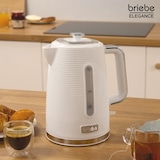 thumbnail of Briebe Elegance Wasserkocher 1,7L Elektrischer Schnellkochend, BPA frei, 360° Sockel, KT1168WHT, Weiß, 2200W