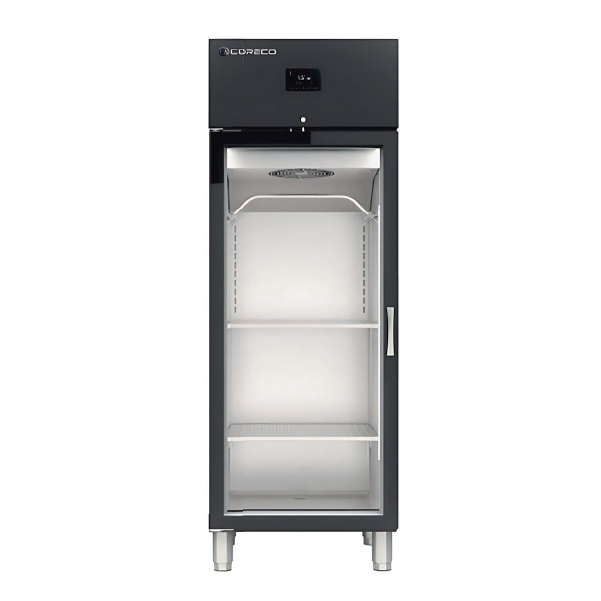 CORECO Armoire de maturation viande (Dry Aging) - 1 porte vitrée - Extérieur noir - Volume: 320L - 700x750x2000mm DA-400-NI