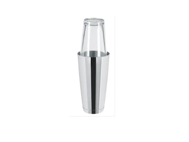METRO Professional Boston Shaker 800 ml, 2 pezzi, acciaio inox / vetro, Ø 9.4 x 17.5 cm, argento / trasparente