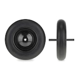 thumbnail of Relaxdays Schubkarrenrad 3.50-8, Vollgummireifen mit fester Achse, Stahlfelge, Ersatzrad Schubkarre, 120 kg, schwarz