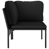 thumbnail of vidaXL 6-tlg. Garten-Lounge-Set mit Auflagen Schwarz PVC