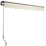 thumbnail of tectake Toldo con brazo articulado ORNELLA con soporte de pared - 250 x 200 cm beige