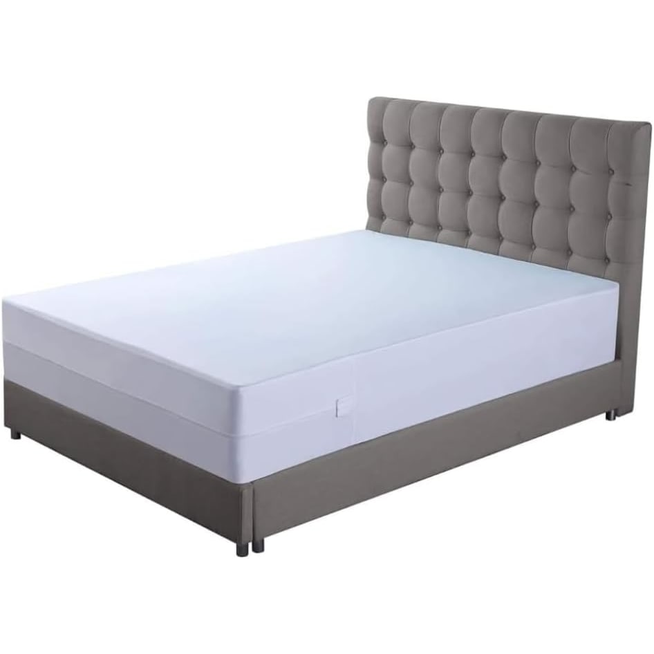Remibed Funda colchón Anti Chinches Cama 135 (135 x 190 / 200) | Oeko-Tex 100 | Cremallera compacta | Doble faldón de Seguridad