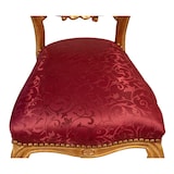 thumbnail of Sedia poltrona stile Luigi XVI in faggio, elegante e resistente, alta qualità