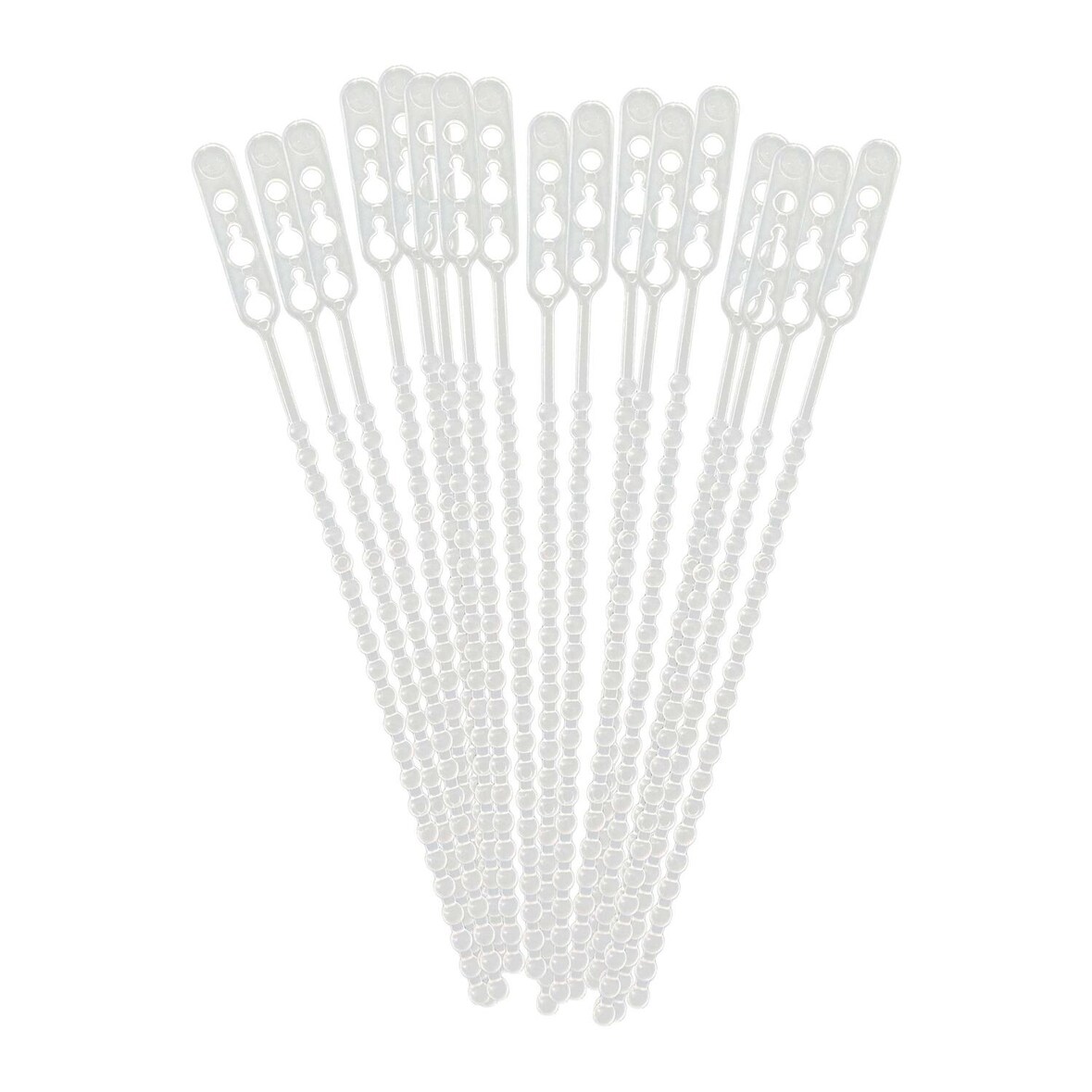 100x Schnellbinder Blitzbinder Länge 190mm wiederverschließbar natur