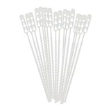 thumbnail of 100x Schnellbinder Blitzbinder Länge 190mm wiederverschließbar natur