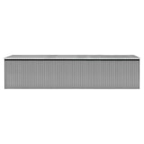 thumbnail of Helloshop26 - Caseta de jardín caseta almacén cobertizo exterior robusto cobertizo para herramientas 257 x 779 x 181 cm acero 02_0022233