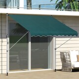 thumbnail of Outsunny Toldo Manual Retráctil 200x150 cm con Manivela de Aluminio Ángulo Ajustable Protección Solar para Terraza Balcón Jardín Patio Verde