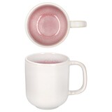 thumbnail of 6er Set Reactive Glaze Paris Kaffeebecher 350ml Pink Teetassen Kakao zylindrisch