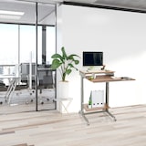 thumbnail of Computertisch / Schreibtisch WORKSTATION grau / buche hjh OFFICE