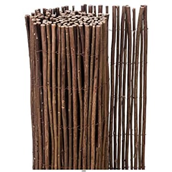 BRB - Sichtschutzmatte aus Weidenholz | Weidenmatte | Gartensichtschutz für Garten und Balkon aus Weide | Höhe 1,5 m | Länge 5  m | HxL: 1,5x5 m