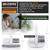 thumbnail of Brandson Matratzenreinigungsgerät Milbenstaubsauger 300W, UV-C Licht, 300 W, beutellos, HEPA Filter, für Betten, Polstermöbel, ideal für Allergiker