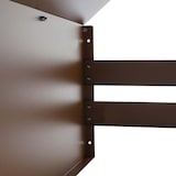 thumbnail of Robotmaaier garage HWC-L43, overkapping voor grasmaaier, metaal 40x59x69cm ~ bruin