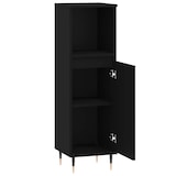 thumbnail of vidaXL Badschrank Schwarz 30x30x100 cm Holzwerkstoff