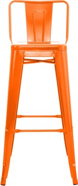 thumbnail of CHEFGASTRO Barhocker ANDES HxBxT 96x44x43cm Metall Orange Barstuhl
