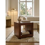 thumbnail of Couchtisch MUMBAI Massiv-Holz Sheesham 50 cm breit Wohnzimmer-Tisch Design dunkel-braun Landhaus-Stil