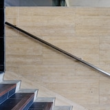 thumbnail of ECD Germany Edelstahl-Handlauf V2A 150 cm Ø 42 mm – Gebürstet, rostfrei, Innen & Außen, inkl. Wandhalterung, Treppengeländer & Haltegriff aus