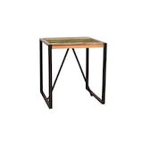 thumbnail of SIT Möbel Tisch 70 x 70 cm | Kufen-Gestell | Altholz mit Metall | bunt-schwarz | B 70 x T 70 x H 77 cm | 13914-98 | Serie FIUME