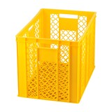 thumbnail of 4 Stück Bäckerkisten 600 x 400 x 410 mm + 1 Transportroller in Gelb