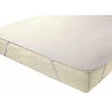thumbnail of Matratzenschoner Inkontinenzmatte  Matratzenauflage mit 4 Spanngummis Jersey weiss 70 x 140 cm