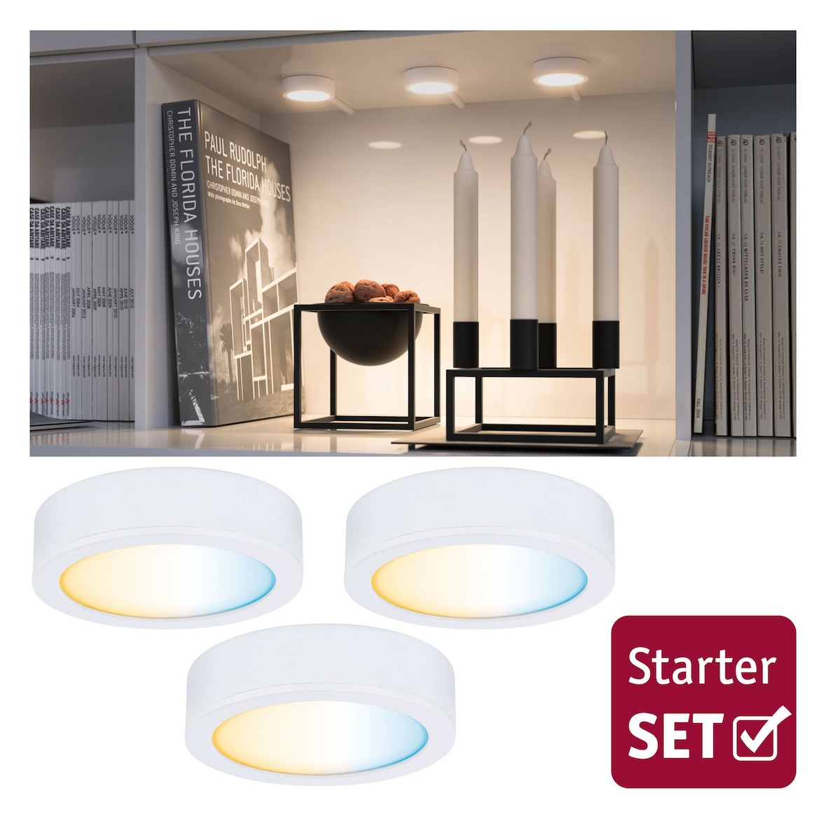 Paulmann Clever Connect LED-spot Disc Tunable White 3x2,1W  12VA Wit mat 99975