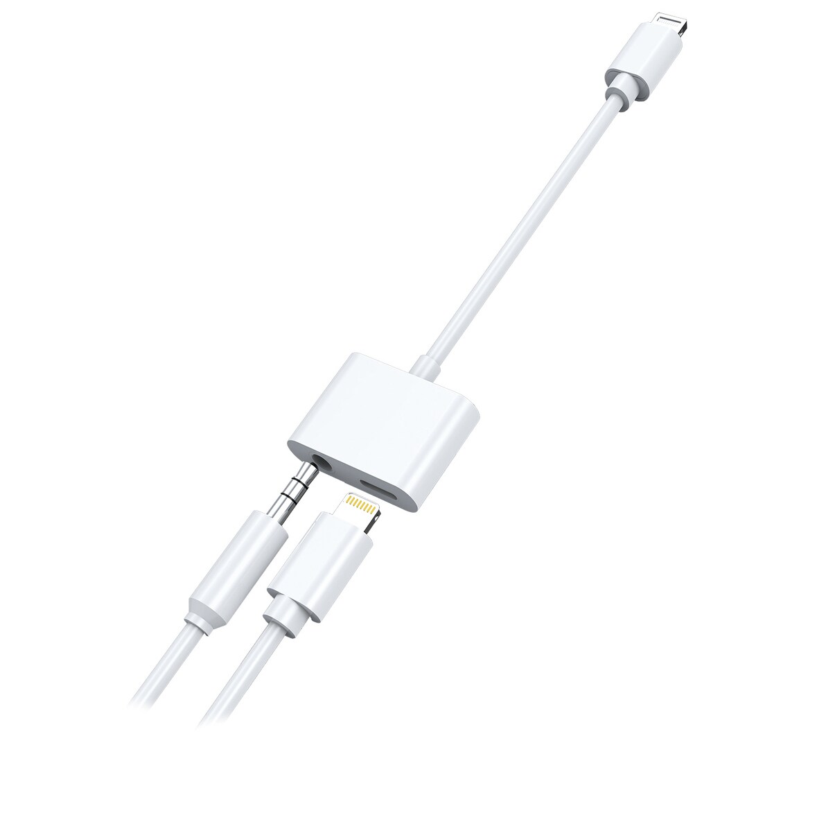 2GO 797239 Lightning-Kabel 0,1 m Weiß