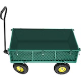 thumbnail of tectake Carrinho de transporte com capa interna + engate de reboque máx. 350 kg  Verde