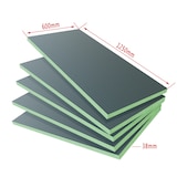 thumbnail of AICA Tablero de respaldo de azulejos de XPS, Tablero de aislamiento impermeable, Panel de construccion, 1250x600x40mm; 5 piezas/juego