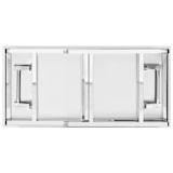 thumbnail of Mesa de trabajo plegable de cocina acero inoxidable 120x60x80 cm