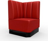 thumbnail of Gastro Eckbank Amsterdam | 64x64 cm | Kunstleder Rot | Vertikal