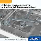 thumbnail of Exquisit Geschirrspüler EGSP9313-EF-030E inox | Spülmaschine 60 cm | ECO-Modus | Maßgedecke: 13 | Startzeitvorwahl | Unterbaugerät