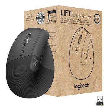 Logitech lift for business souris gauche rf sans fil  bluetooth