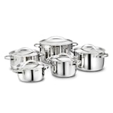 thumbnail of Kopf Topfset Stilo (Edelstahl, 10-teilig, inkl. 5 Deckel, Induktion)
