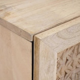 thumbnail of vidaXL Nachttisch Beige 40 x 33 x 46 cm massives Mangoholz