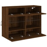 thumbnail of vidaXL TV-Wandschrank mit LED-Leuchten Braun Eichen-Optik