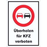 thumbnail of Überholverbot KFZ Schild A4 (210x297mm)