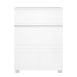 thumbnail of Helloshop26 - Meuble de salle de bain sur pied meuble de rangement avec tiroir armoire à double porte étagère réglable pour entrée 12_0006503