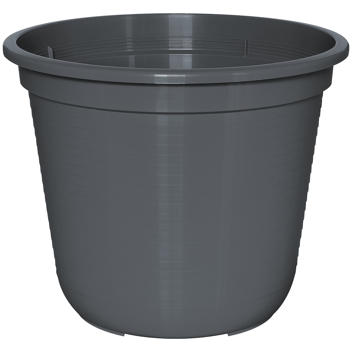Geli Blumentopf Standard Ø 45 cm Anthrazit Kunststoff 34.5 Liter
