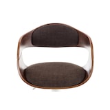 thumbnail of Tabouret de bar Kingston Tissu Noyer / Marron