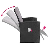 thumbnail of tectake Conjunto de ratán BARI  Negro