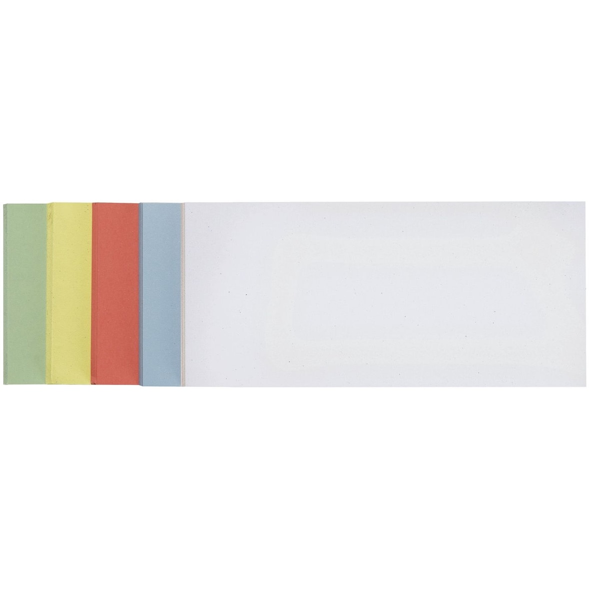 Franken UMZE 1020 99 Moderationskarten - selbsthaftend, rechteckig, 20,5 x 9,5 cm, sortiert, 100 Stück