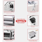 thumbnail of Imperia - Titania - Conjunto de Massas. Kit incluindo máquina de massa fresca, forma para ravioli, cortador de massa, rolo de massa e rolo de massa.