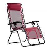 thumbnail of Silla plegable tumbona hamaca Gravedad Cero roja