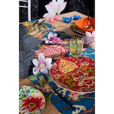 thumbnail of Excelsa service 18 assiettes La Via Della Seta porcelaine multicolore