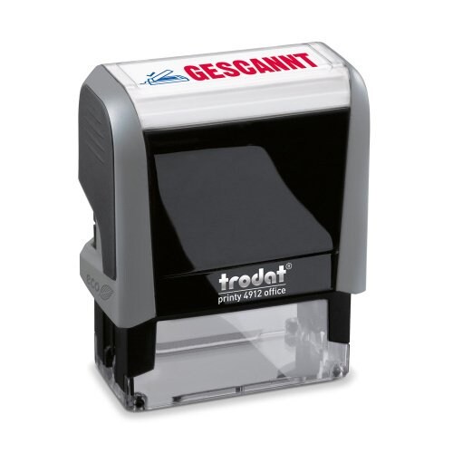 Trodat Office Printy Textstempel "Gescannt" 4912 (47x18 mm)