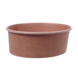 thumbnail of 250x Salatschalen Feinkostschalen braun aus Pappe mit PLA beschichtet  750ml