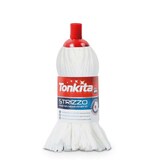 thumbnail of Tonkita strizzo mop microfibra 31 cm bianco con boccola rossa