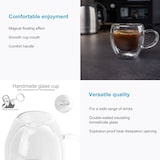 thumbnail of Intirilife 2x Doppelwandiges Thermo Glas Set in 200 - 250ml - Mundgeblasen isoliert für Latte Macchiato, als Teeglas oder Kaffeeglas